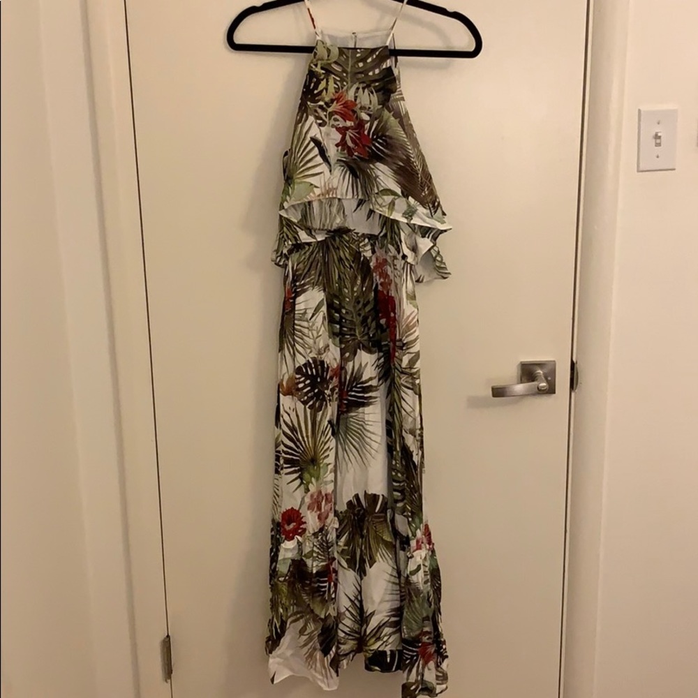 Gianni Bini Hawaiian summer midi dress.